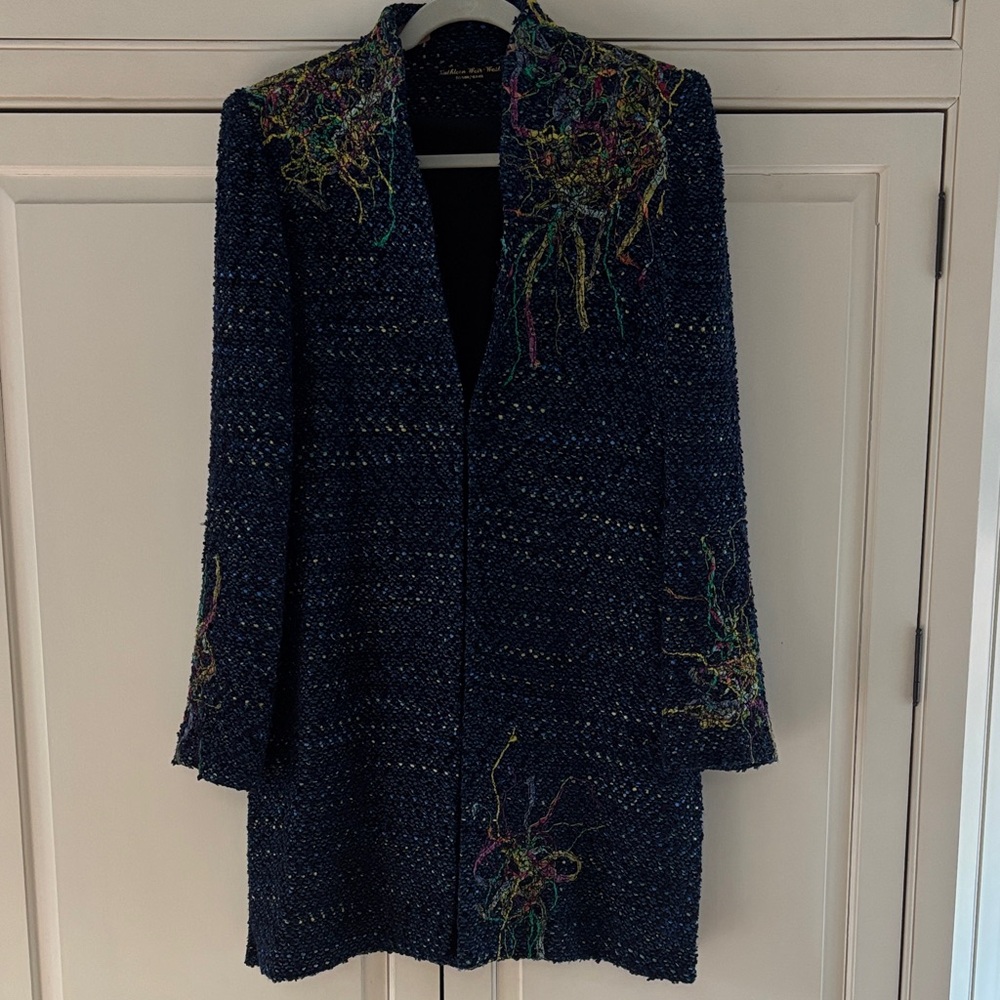 Gorgeous Hand Woven Coat by 
Kathleen Weir West